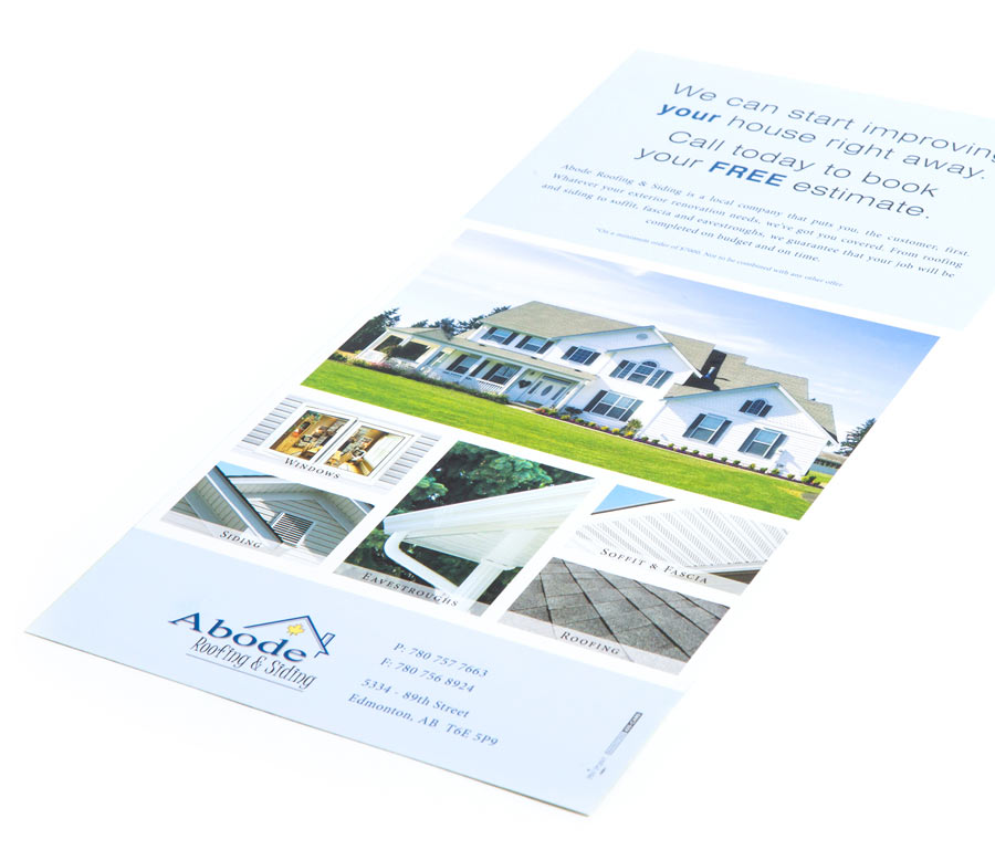 Abode Roofing & Siding Branded Direct Mailer