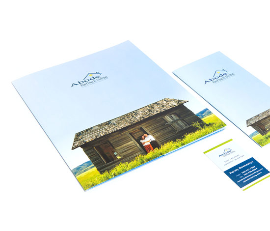 Abode Roofing & Siding Identity Package