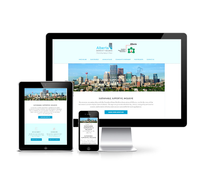 Alberta Community Builders Corporate Website