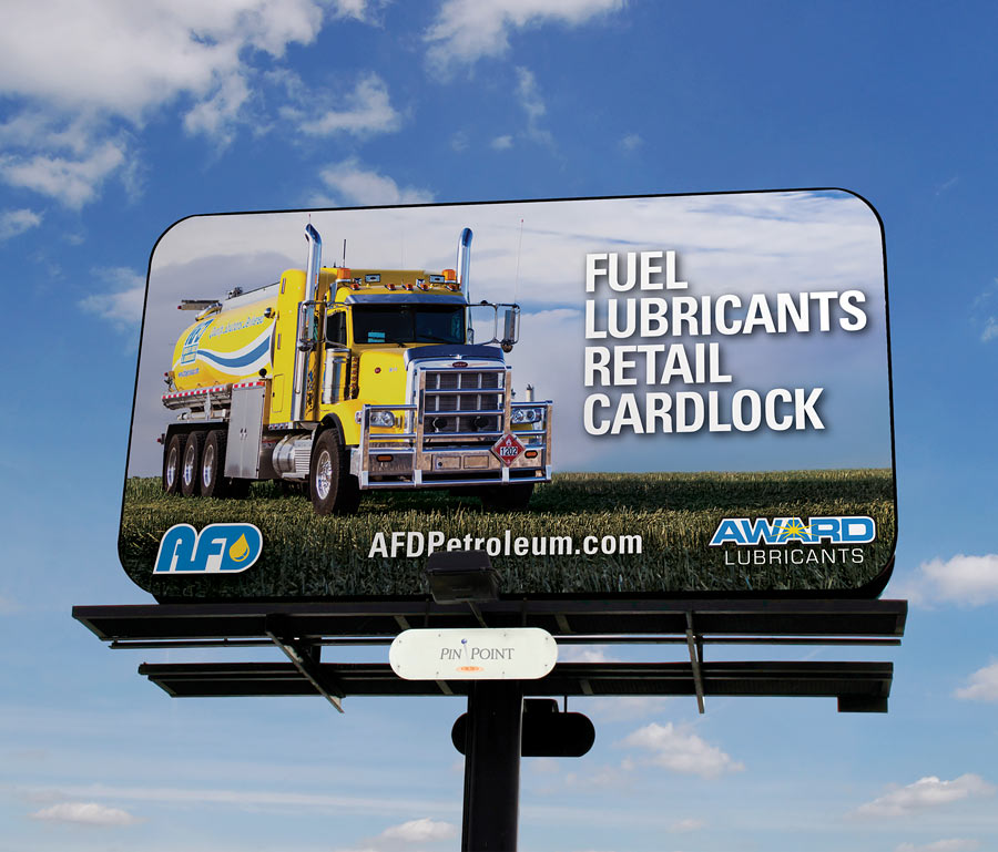 AFD Petroleum Award Lubricants Billboard
