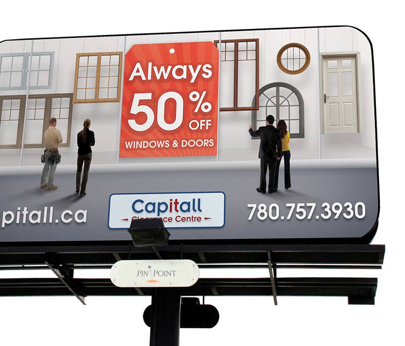 Capitall Exteriors Outdoor & In-Store Advertising