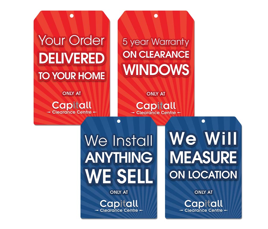 Capitall Exteriors In-Store Banner Campaign