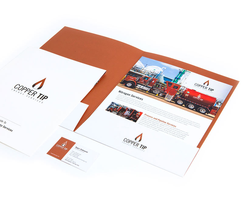 Copper Tip Energy Brand Identity Package