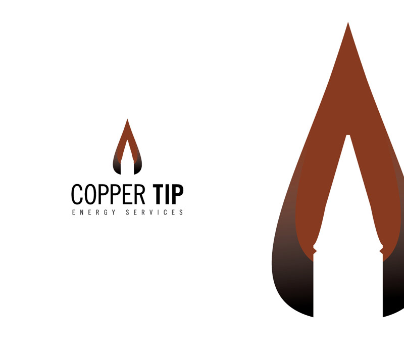 Copper Tip Energy Corporate Logo Design