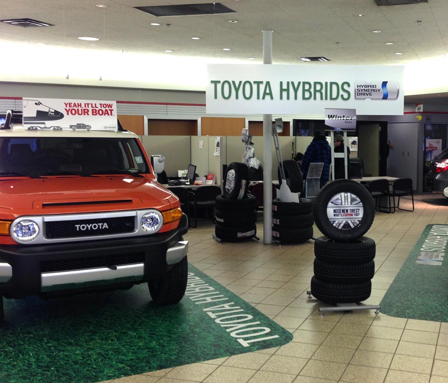 Kingsway Toyota Hybrid Display