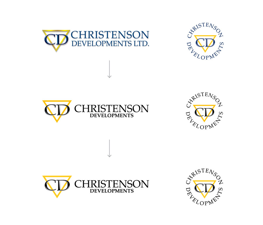 Christenson Developments Logo History