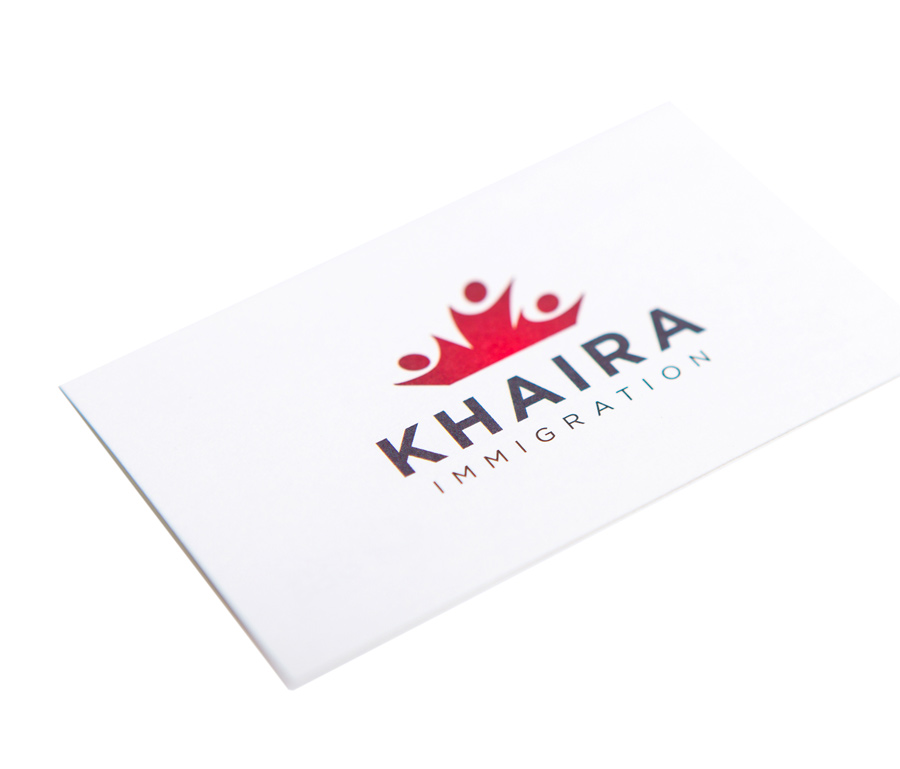Khaira Immigration Business Card