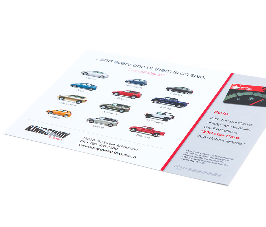 Kingsway Toyota Postcard 1