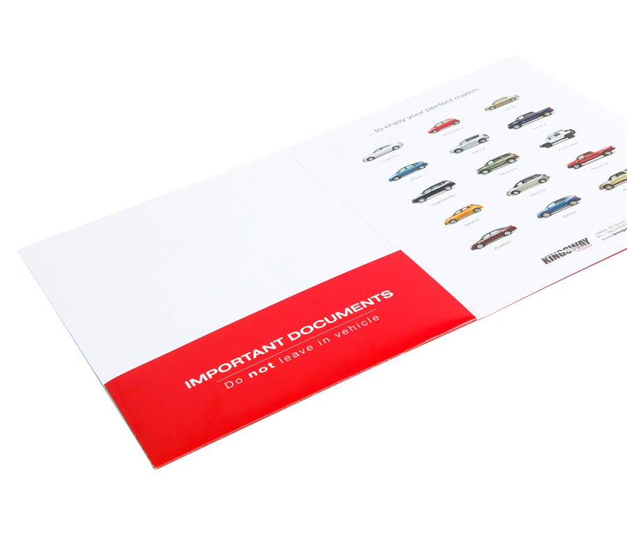 Kingsway Toyota Mini Presentation Folder