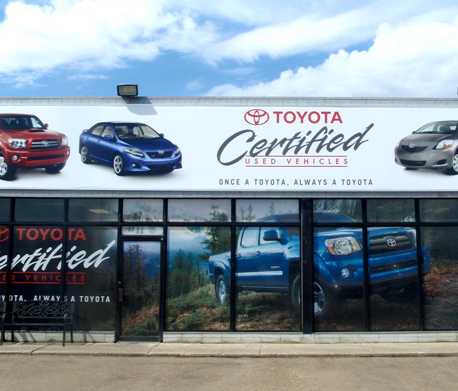 Kingsway Toyota Building Banner