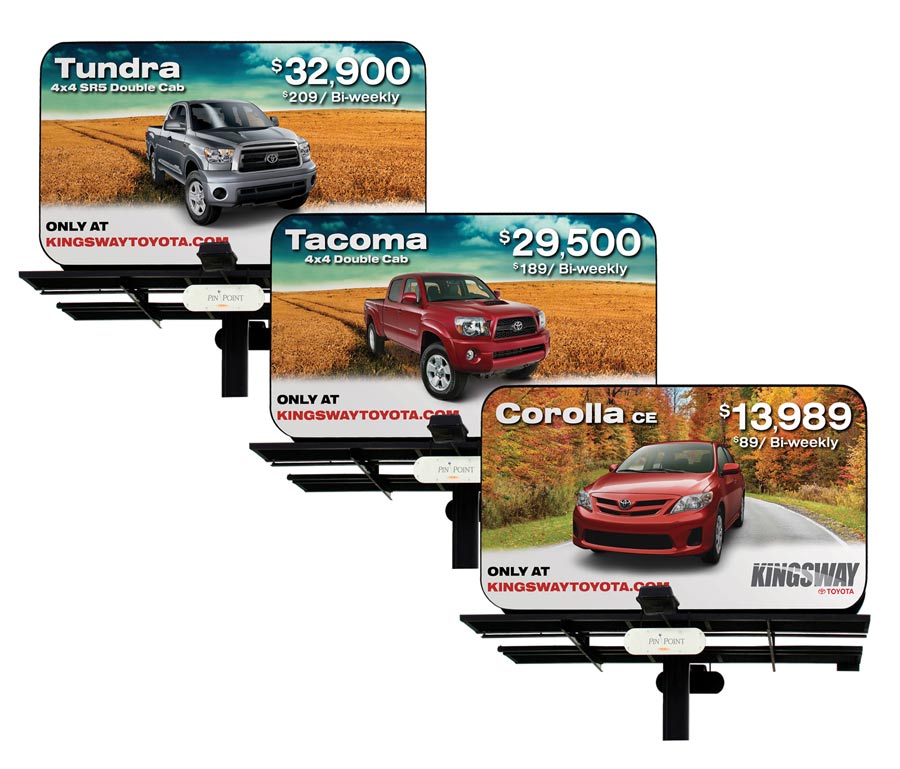 Kingsway Toyota Billboard Campaign