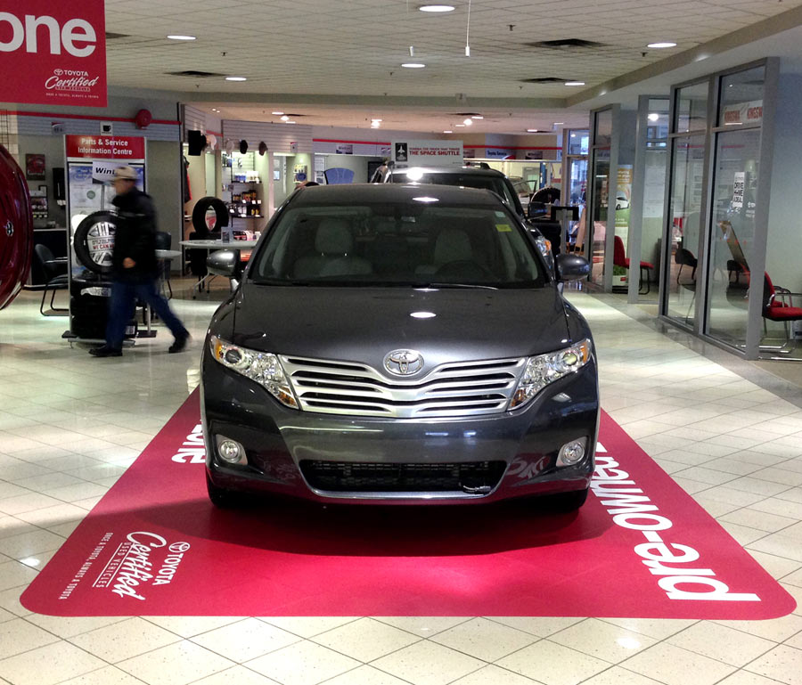 Kingsway Toyota Preowned Display