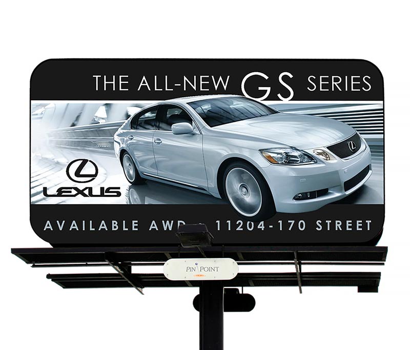 Lexus of Edmonton Outdoor Advertising