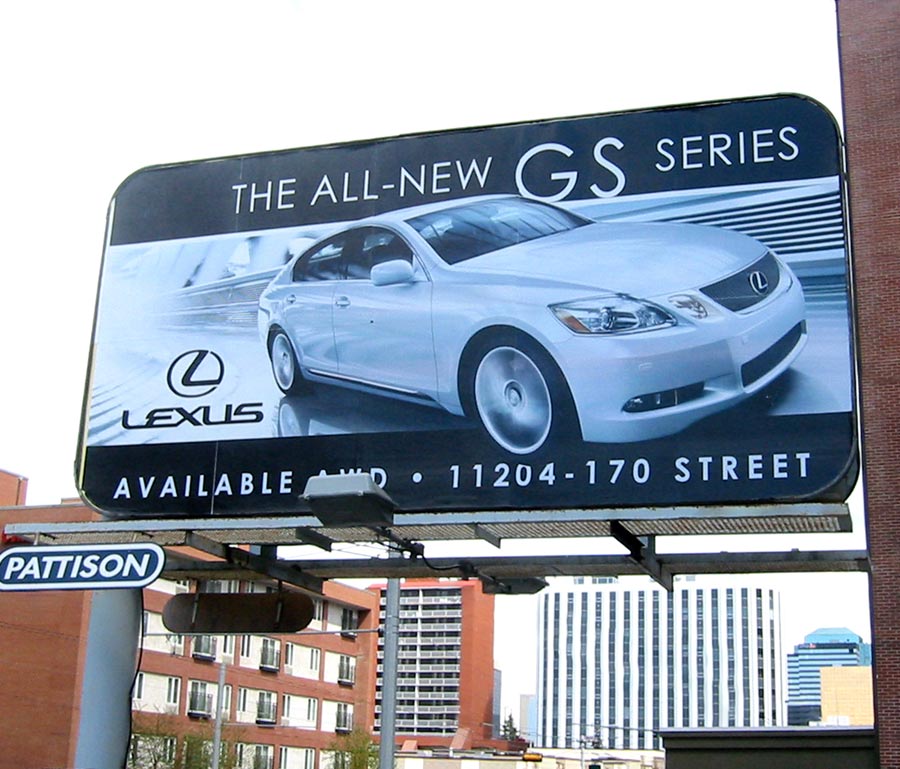 Lexus of Edmonton Billboard