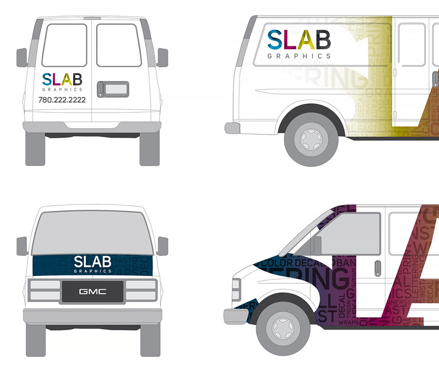 SLAB Graphics Vehicle Wrap