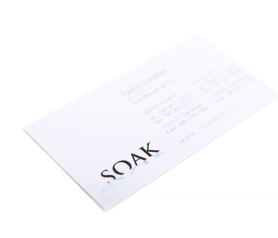 Soak Business Card