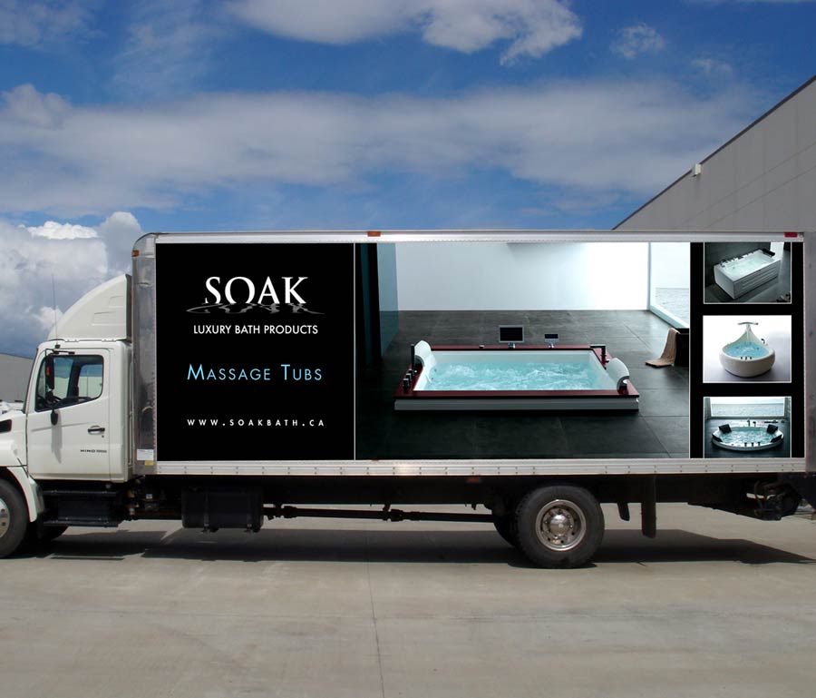 Soak Truck Wrap