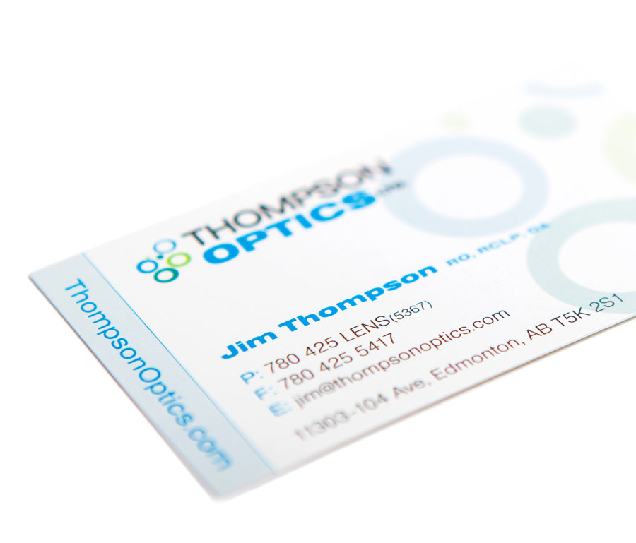 Thompson Optics Business Card