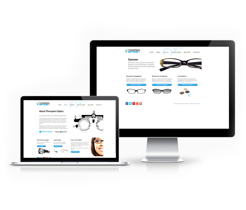 Thompson Optics Company Product Website